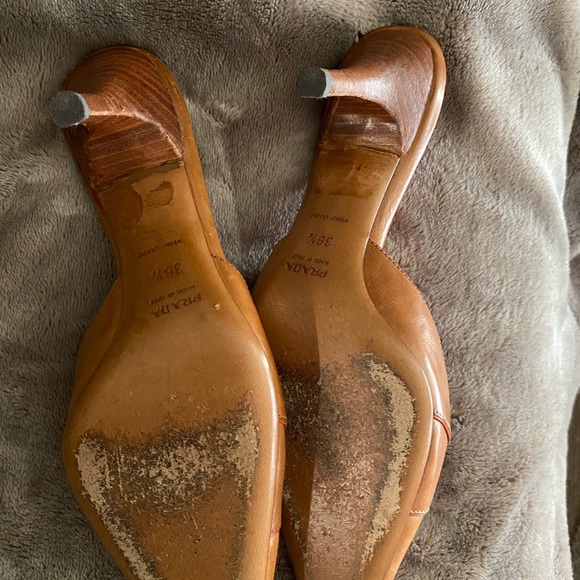SOLD! Prada Brown Stilettos - Picture 7 of 7